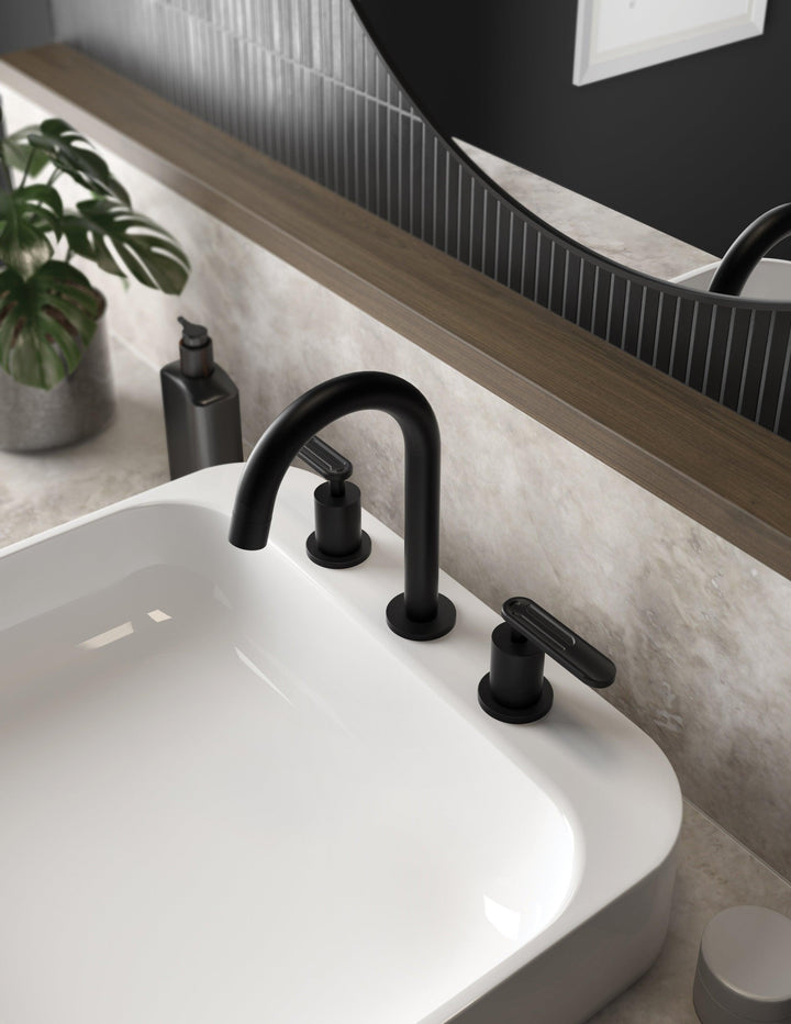 ALT 1840 Collection - Widespread Lavatory Faucet Press - Vasca Design