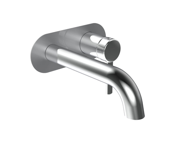 ALT CIRCO Collection - Wallmount Lavatory Faucet Press Pop-Up Drain Included - Vasca Design