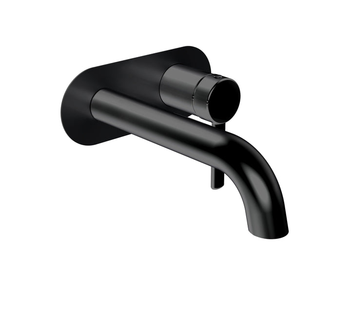 ALT CIRCO Collection - Wallmount Lavatory Faucet Press Pop-Up Drain Included - Vasca Design