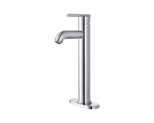 Classic Single Handle One Hole Vessel Sink Faucet in Polished Chrome - Vasca Design