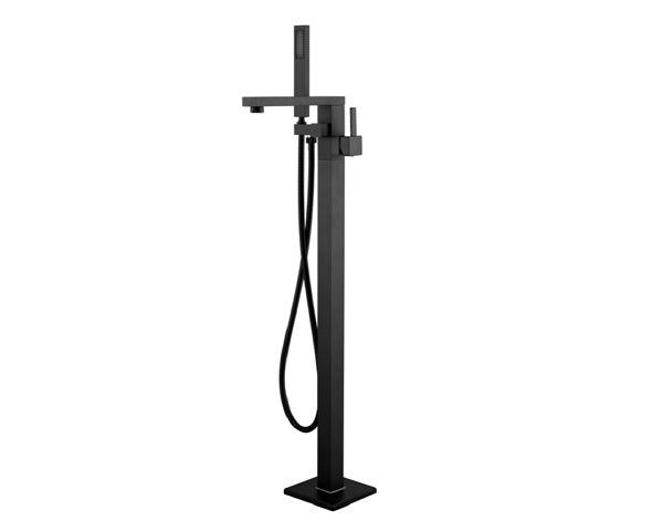 Square Freestanding Tub Faucet with Hand Shower - Vasca Design