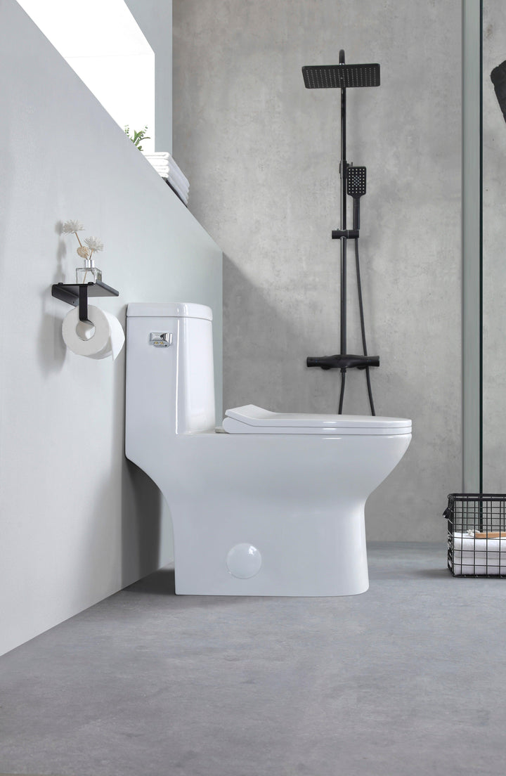 One-piece Single Flush Toilet - Vasca Design