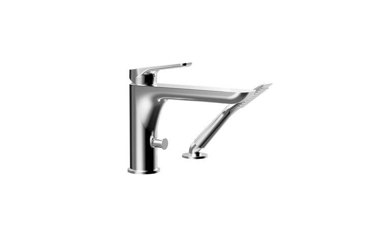 ALT VIA DANTE Collection - 2-Piece Deckmount Tub Filler With Handshower - Vasca Design