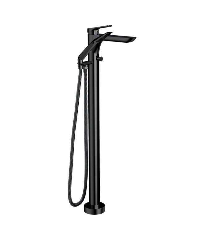 ALT VIA DANTE Collection - Floormount Tub Filler With Handshower - Vasca Design