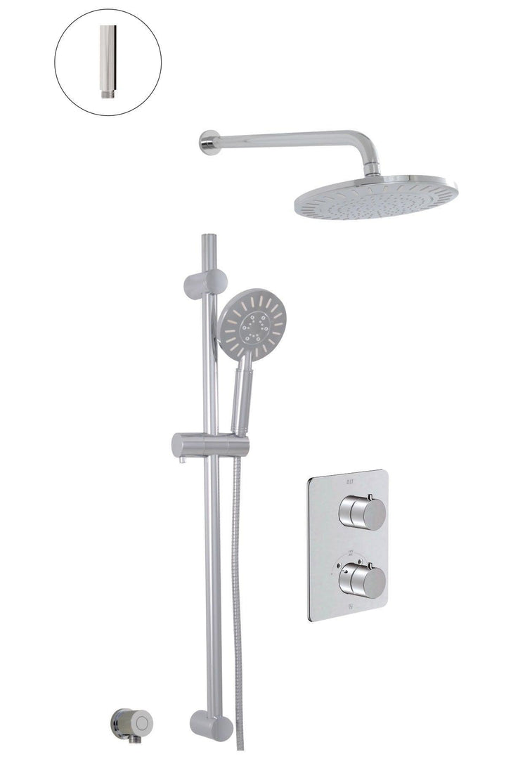 ALT VIA DANTE Collection - Thermostatic Shower System 2 Functions - Vasca Design