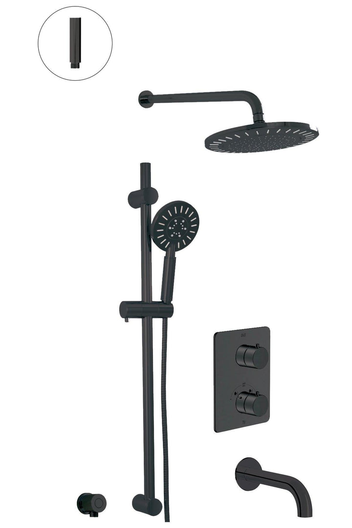 ALT VIA DANTE Collection - Thermostatic shower System 3 Functions - Vasca Design