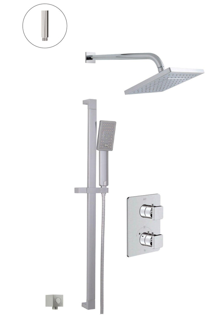 ALT RIGA Collection - Thermostatic Shower System 2 Functions - Vasca Design