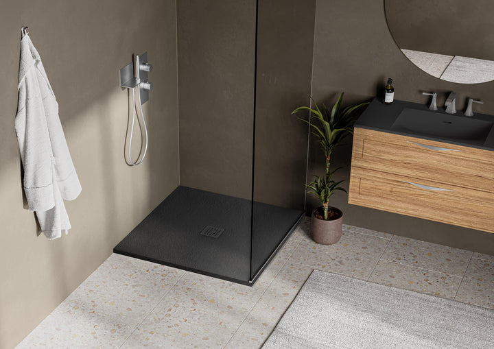 Stonetouch SOLID SURFACE SHOWER BASE 36" x 36" - Vasca Design