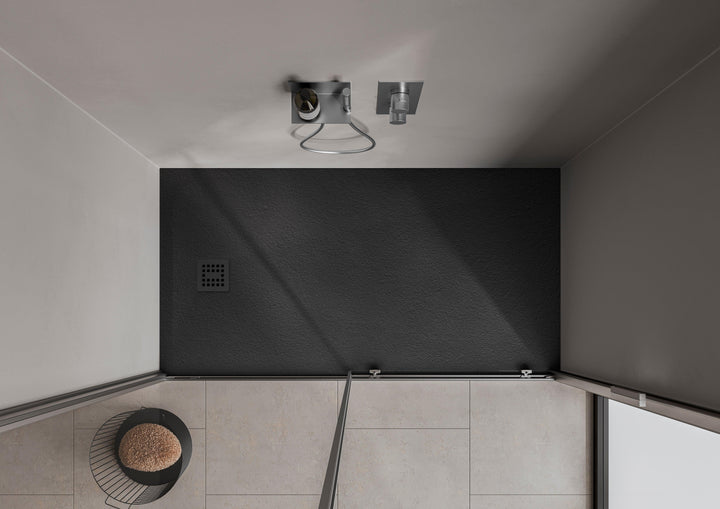 Stonetouch Solid Surface Shower Base 60" x 32" - Vasca Design