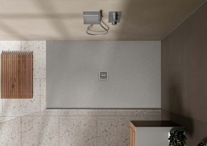 StoneTouch SOLID SURFACE SHOWER BASE 60" x 36" - Vasca Design