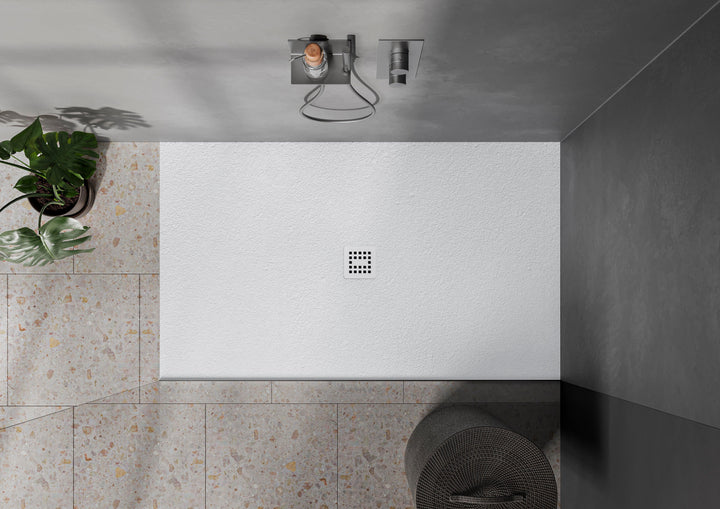 StoneTouch SOLID SURFACE SHOWER BASE 60" x 36" - Vasca Design