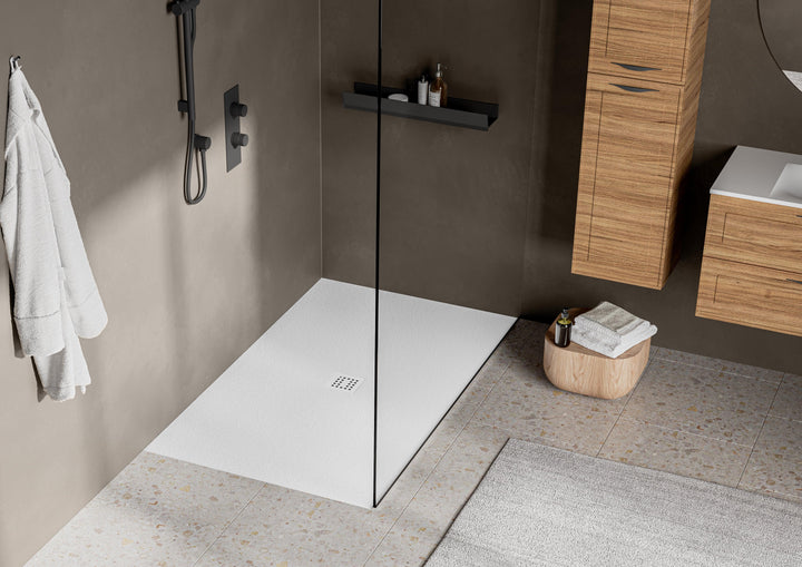 StoneTouch SOLID SURFACE SHOWER BASE 60" x 36" - Vasca Design