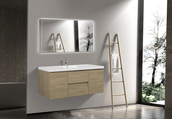Alice Vanity - 60-Inch / Polymarble Countertop