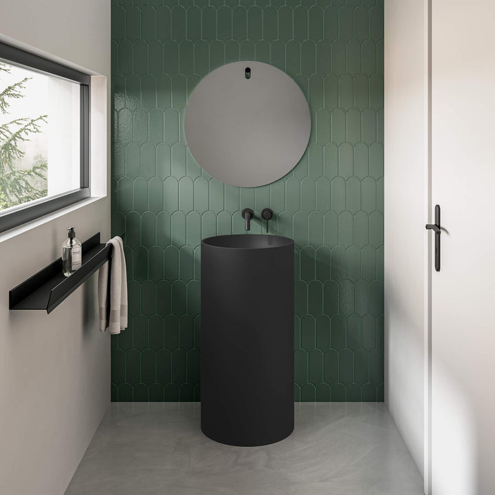 TÈ - Freestanding basin - Ø 17" By StoneTouch - Vasca Design