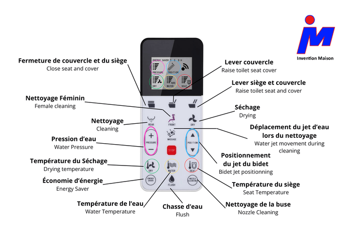 Advanced Smart Toilet with Auto Flush and Sensor Close E03 - Vasca Design