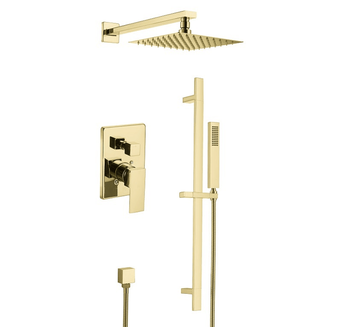 Shower Kit - Kit de douche - Chrome/Black/Gold (6809) - Vasca Design