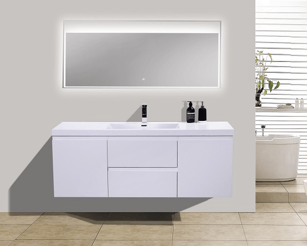 Alice Vanity - 48-Inch / Single Sink / Polymarble Countertop