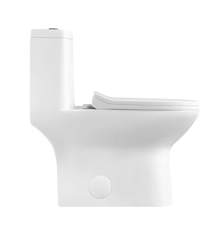 One-Piece Toilet - 10" Installation From Finished Wall (IM-0310) - Vasca Design