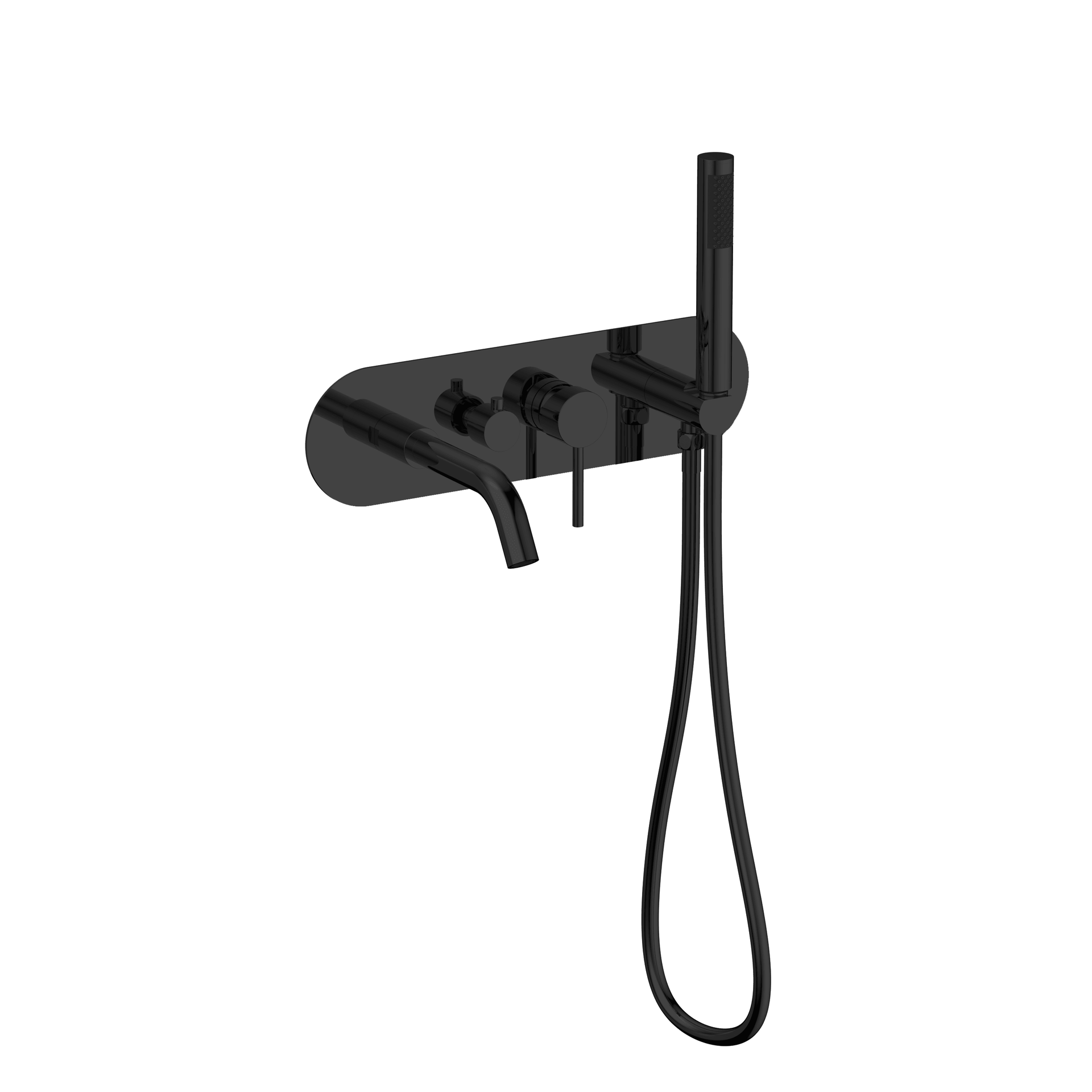 6829 Bath Faucet With Shower / Wall Mount – Vasca Design