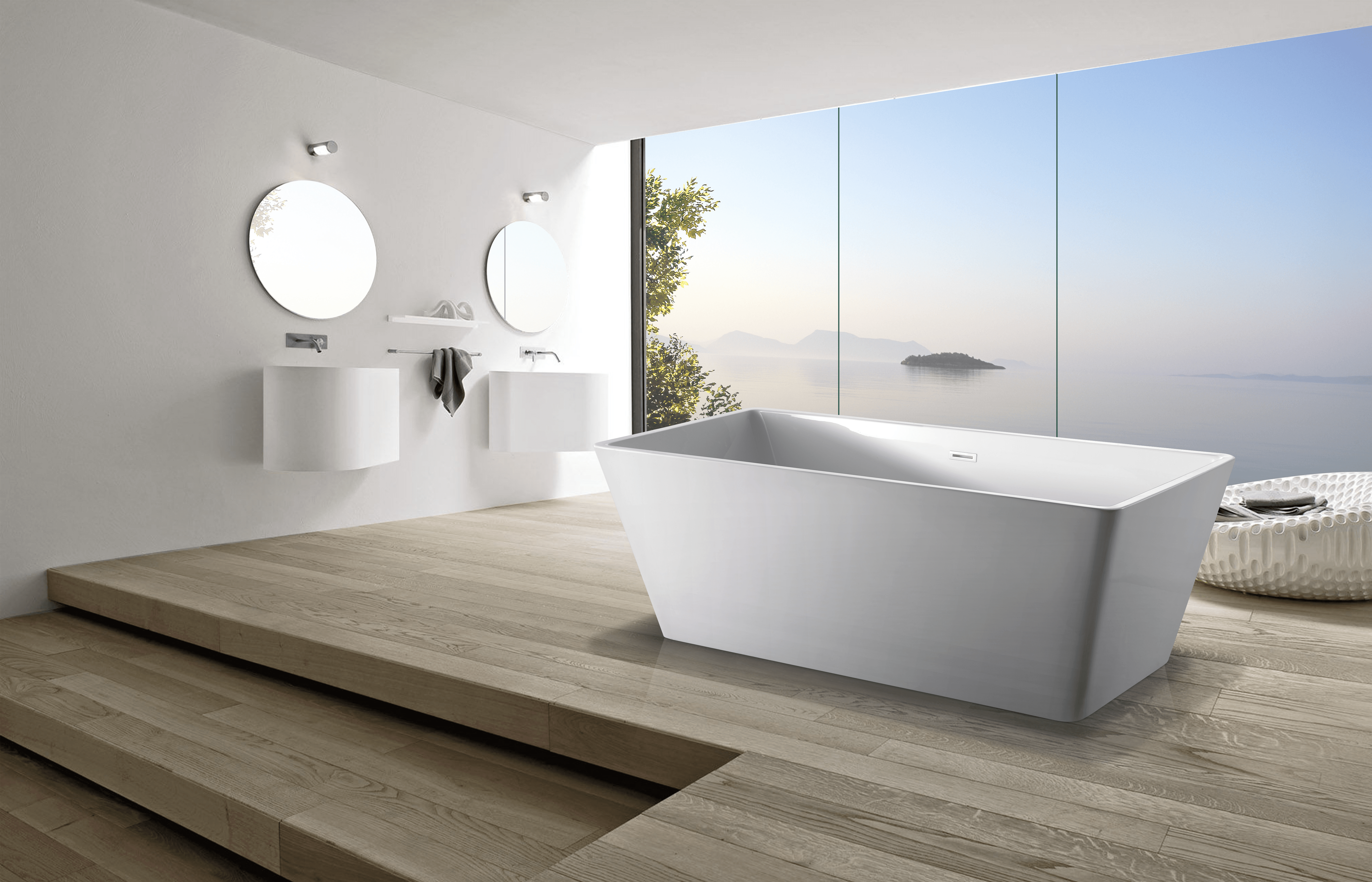 8208A Bathtub - Freestanding / Acrylic – Vasca Design