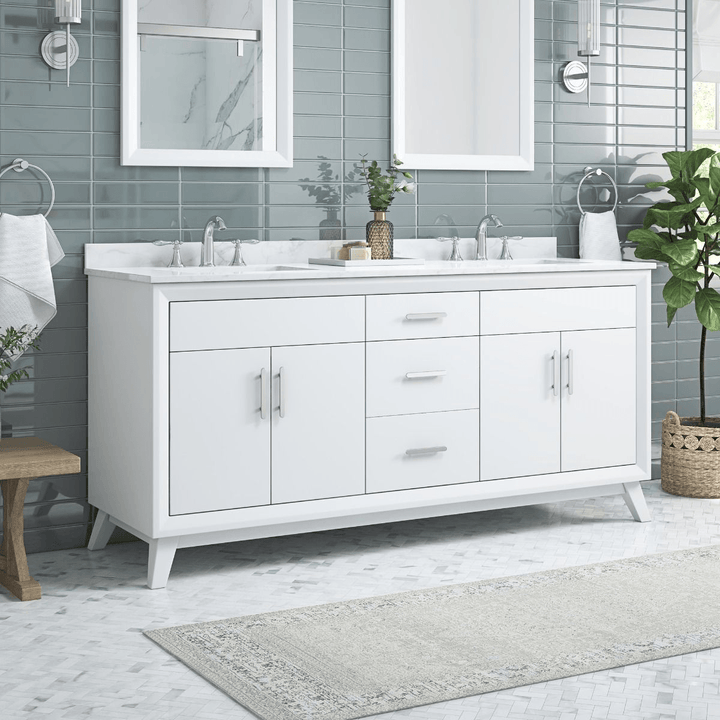 Dunclark 60" Double Vanity - Vasca Design