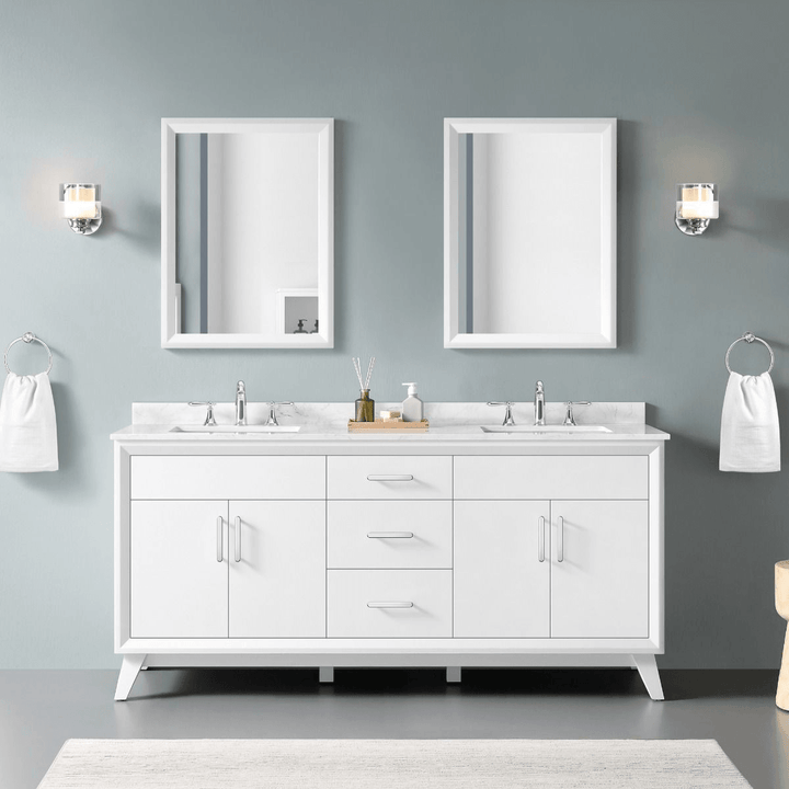 Dunclark 60" Double Vanity - Vasca Design