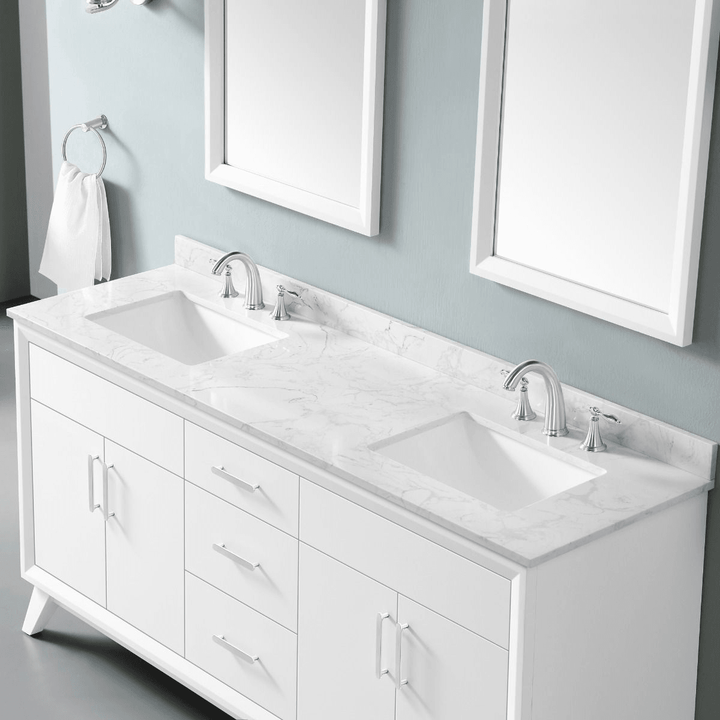 Dunclark 60" Double Vanity - Vasca Design