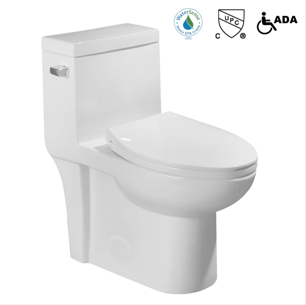 One Piece Side Flush Toilet