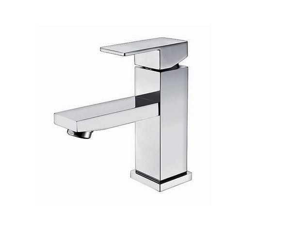 Square One Hole Bathroom Faucet - 6806 - Vasca Design