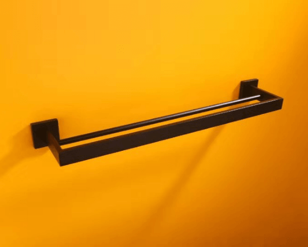 Double Towel Rack Black - Barre de serviette double (A7002) - Vasca Design