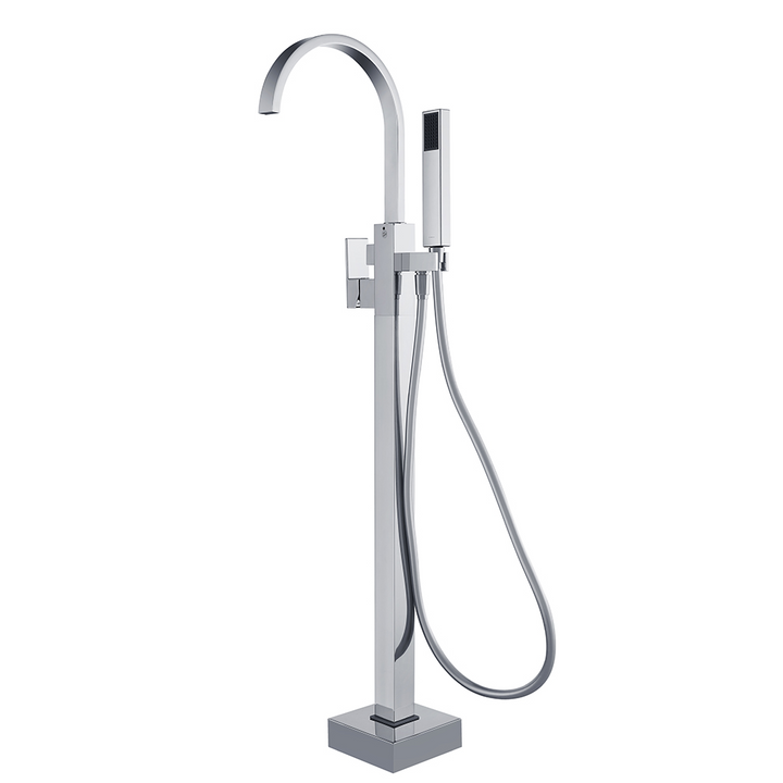 Abbey Chrome - Freestanding Standard Faucet - Vasca Design