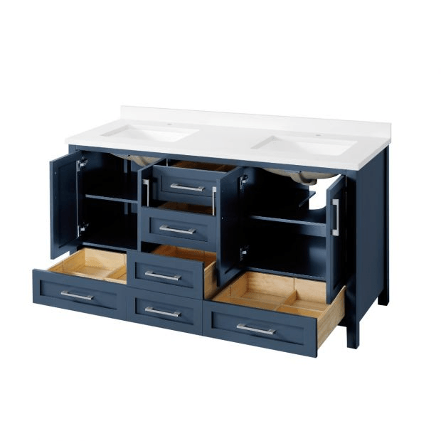 Lourdes Vanity - 60 Greyish Blue - Vasca Design